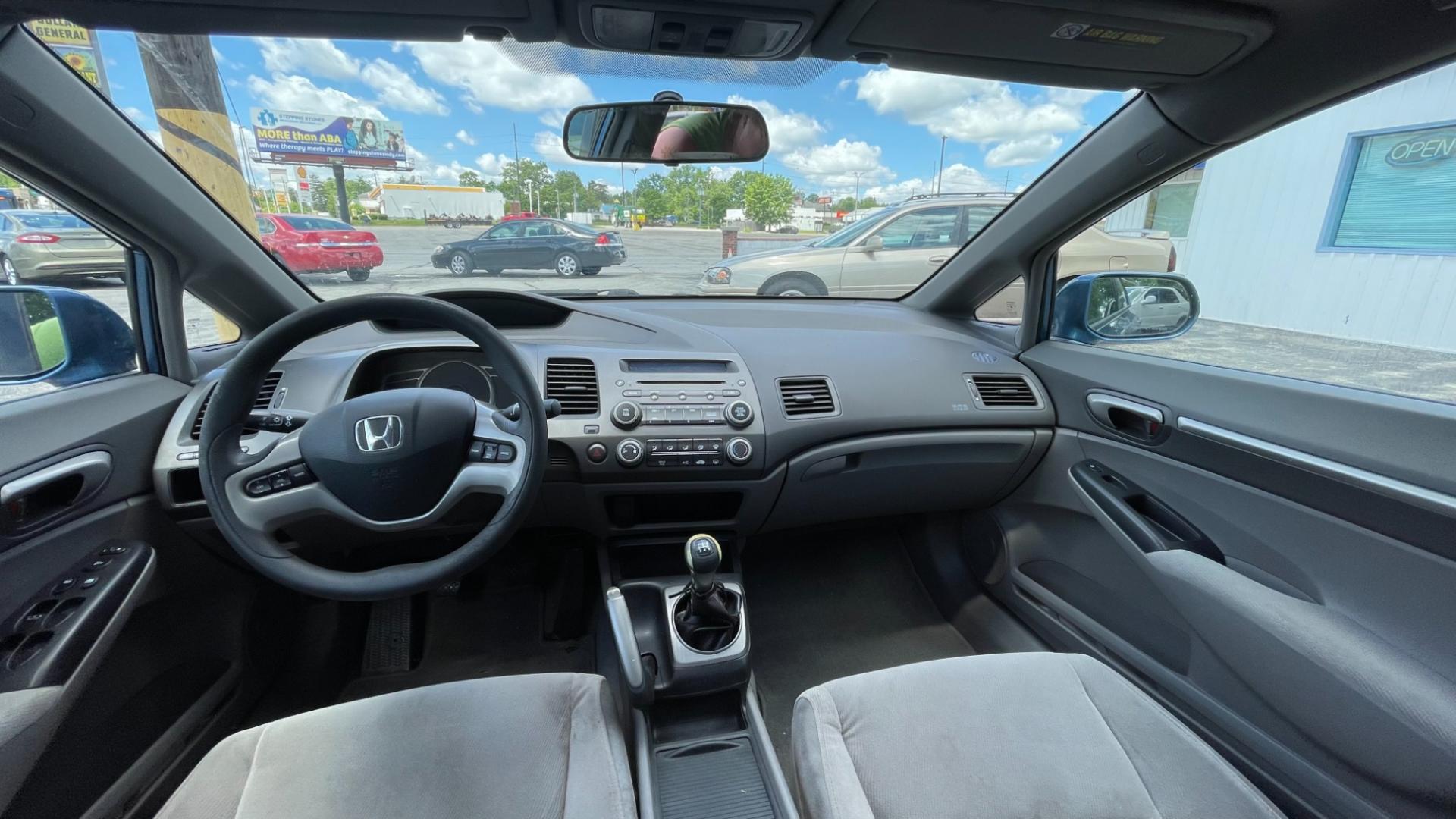2006 BLUE Honda Civic EX Sedan (1HGFA158X6L) with an 1.8L L4 SOHC 16V engine, 5-Speed Manual transmission, located at 2710A Westlane Rd., Indianapolis, IN, 46268, (317) 291-2000, 39.885670, -86.208160 - Photo#9